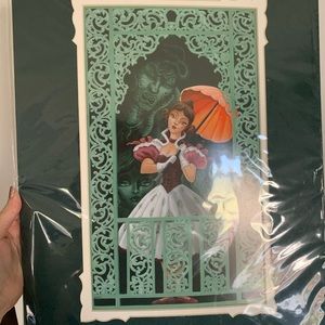Disney’s haunted mansion tightrope walker print